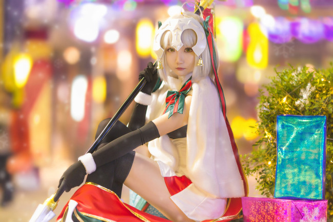 [cosplay]『Fate/Grand Order』贞德圣诞lily[二次元cos]