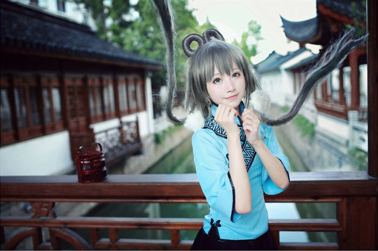 [cosplay]Vocaloid中国系列洛天依民风COS[二次元cos]