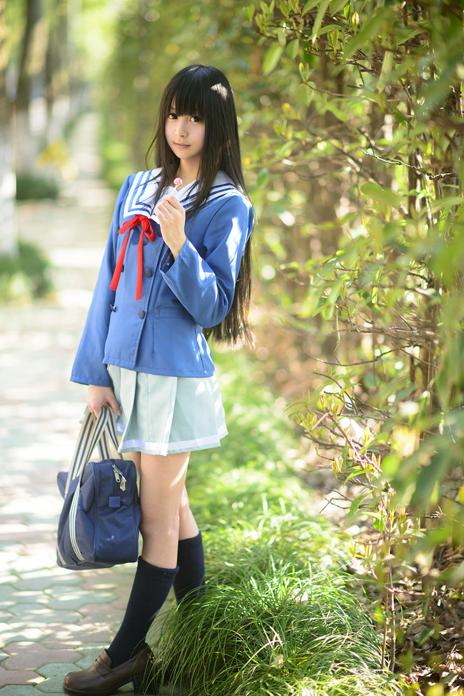 [cosplay]境界的彼方-美少女月的日常[二次元cos]