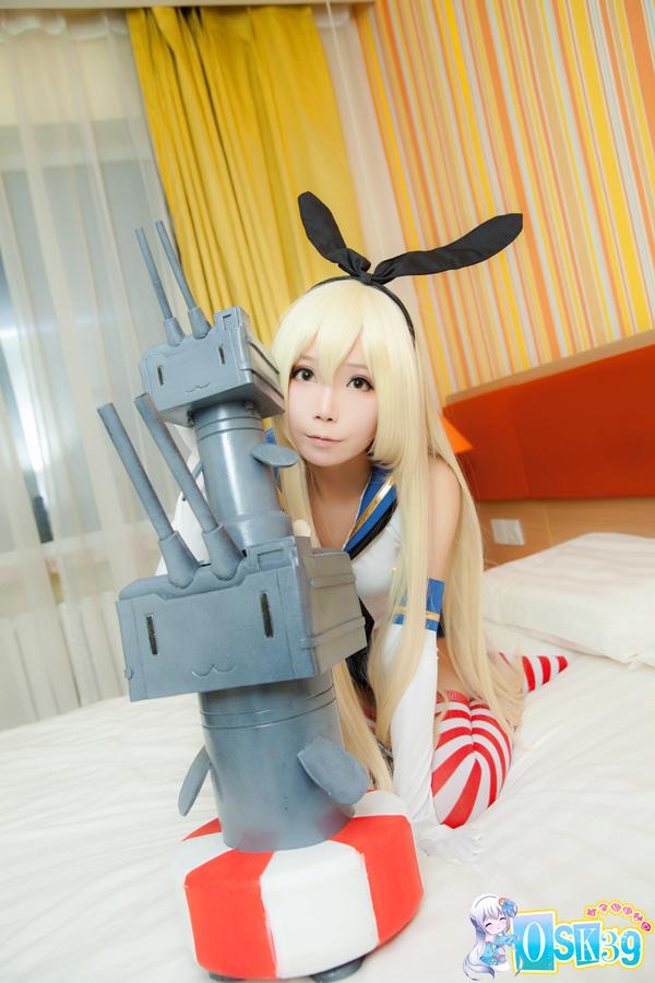 [cosplay]《舰队collection》岛风复刻版COS[二次元cos]