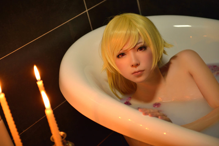 [cosplay]COSER妖少《伪物语》忍野忍COS赏[二次元cos]
