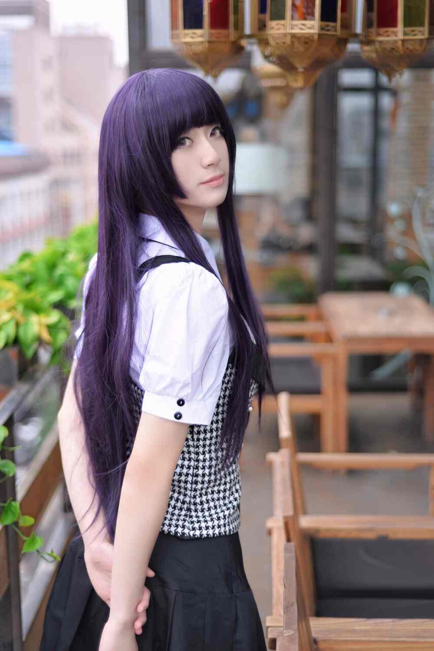 白鬼院凛凛蝶 夏季校服黑丝眼镜御姐哦！