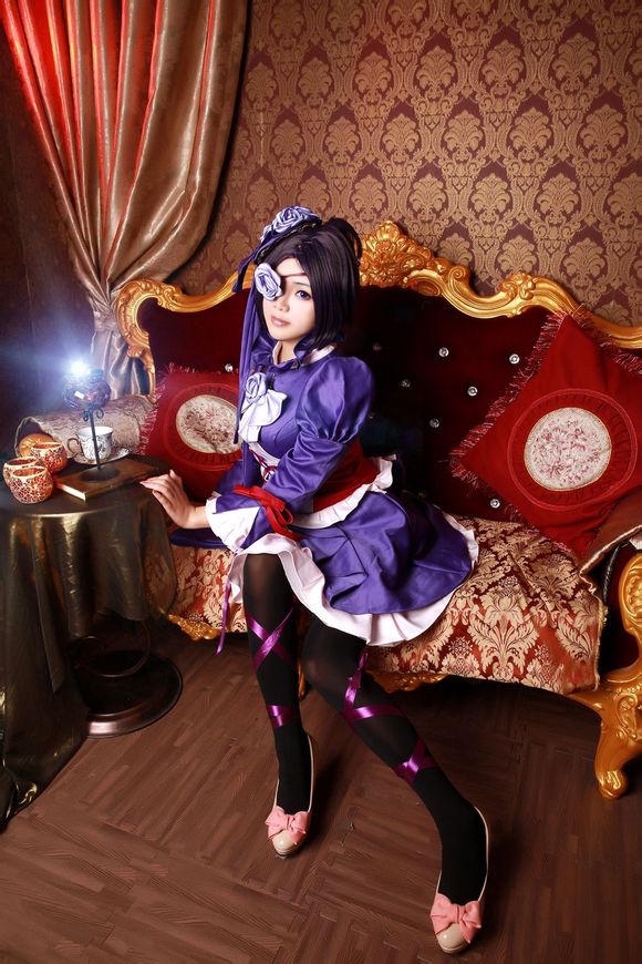 [cosplay]家庭教师reborn库洛姆·髑髅 同人礼服.ver[二次元cos]