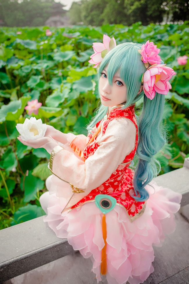 [cosplay]蓮ミク[二次元cos]