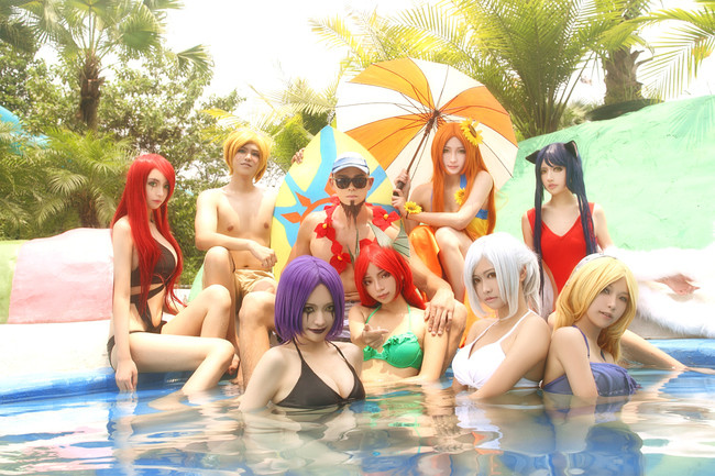 [cosplay]= LOL 泳池派对 =[二次元cos]