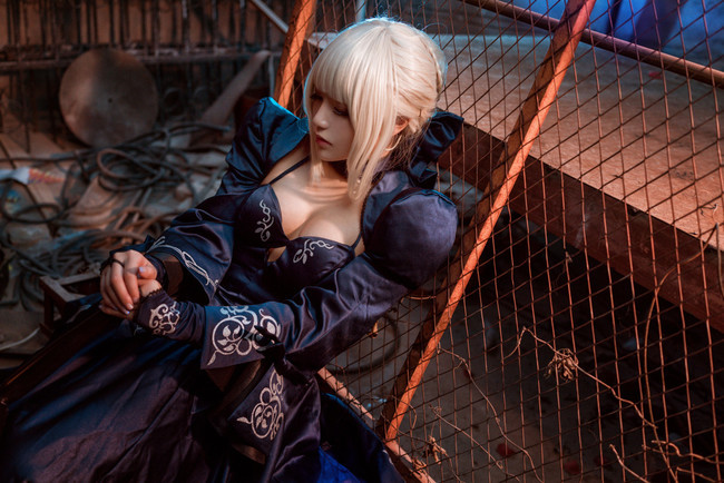 [cosplay]黑saber[二次元cos]