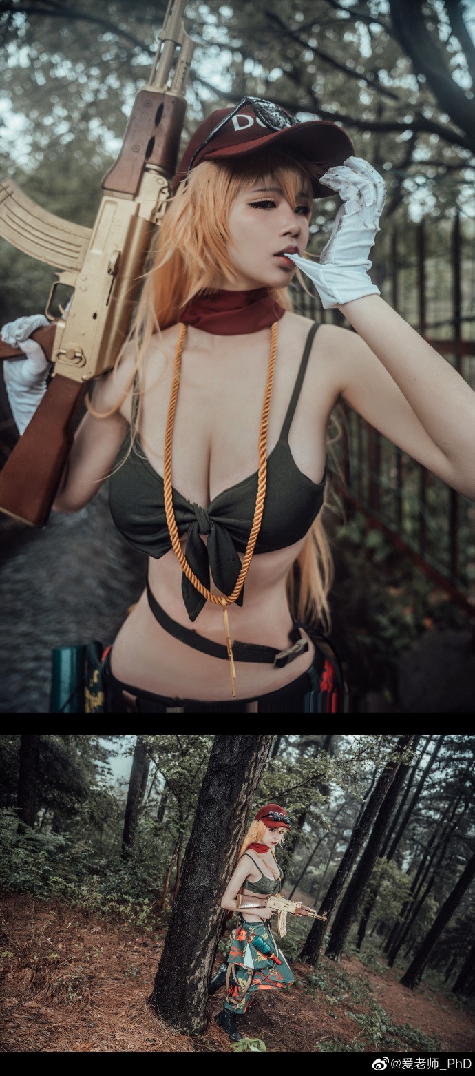 [cosplay]「少女前线 战争之王 黄金ak47」[二次元cos]
