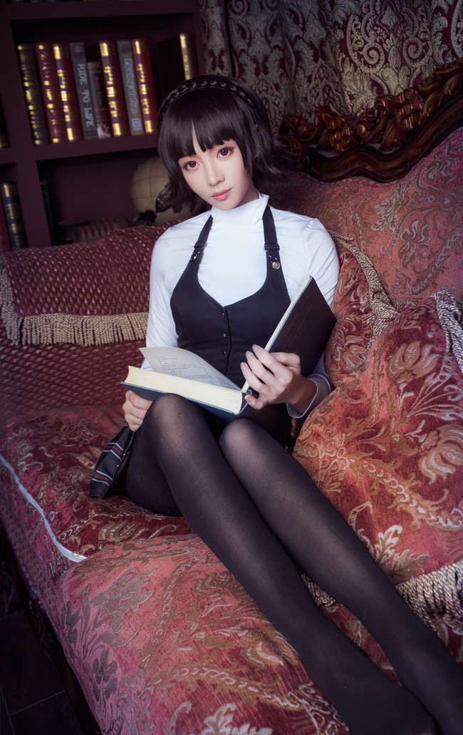 [cosplay]新岛真校服，希望喜欢~[二次元cos]