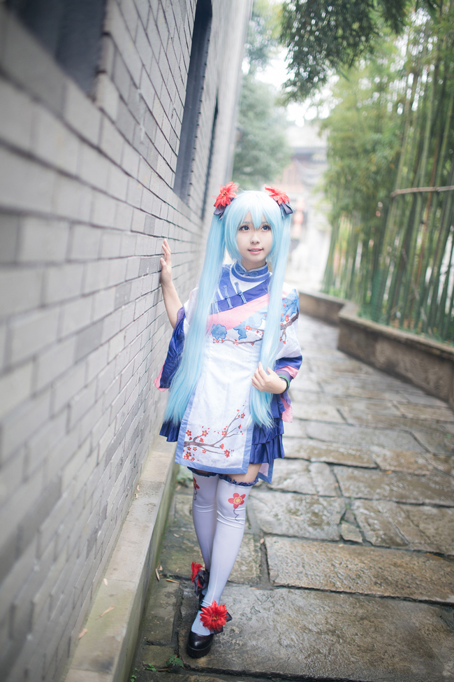 [cosplay]梅花初音[二次元cos]