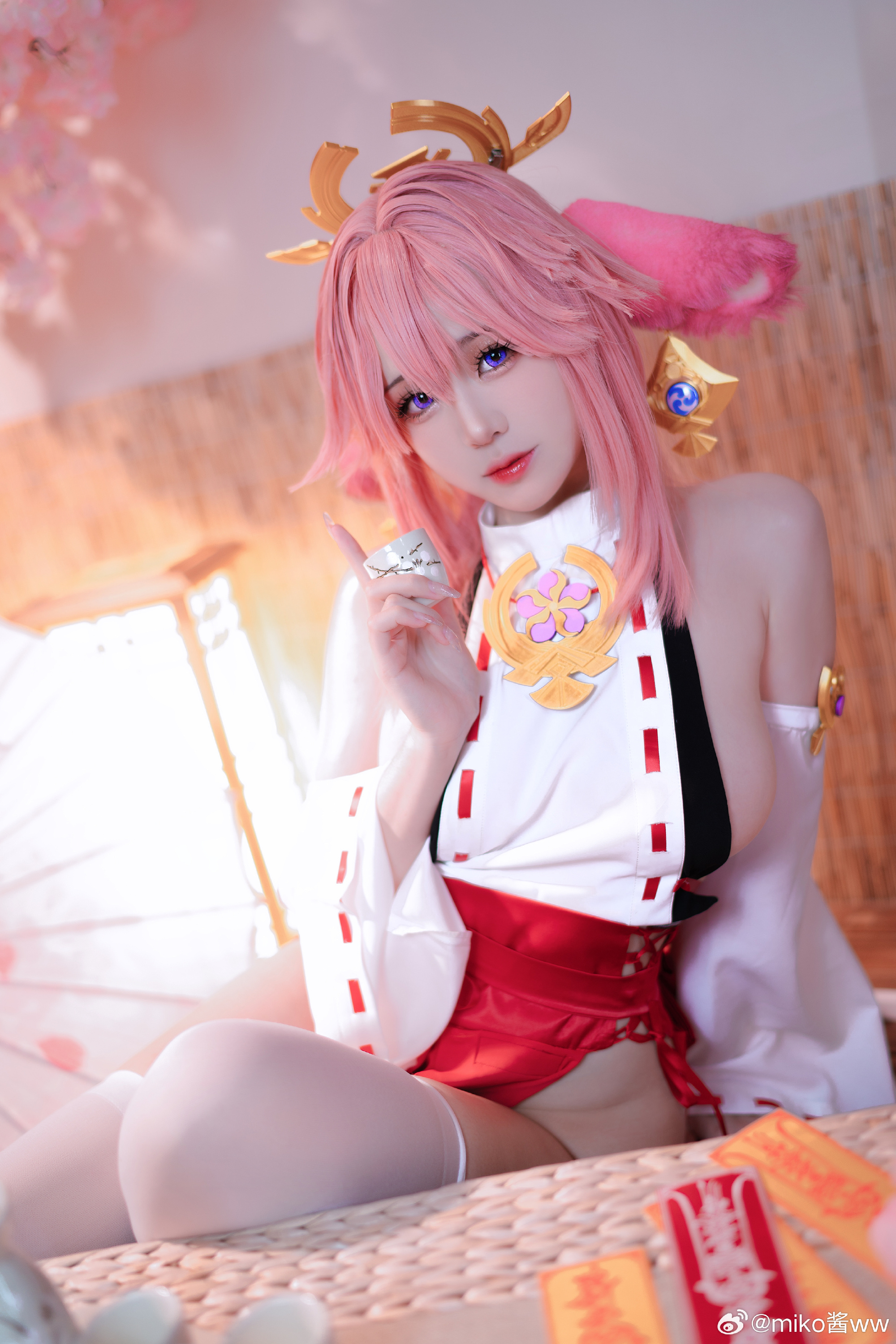 《原神》八重神子cosplay欣赏@miko酱ww