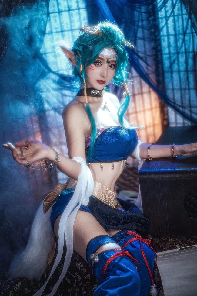 [cosplay]媚灵狐，独自修行千年。[二次元cos]