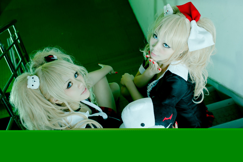 [cosplay]弹丸论破！超高校级的辣妹 乘以2！！[二次元cos]