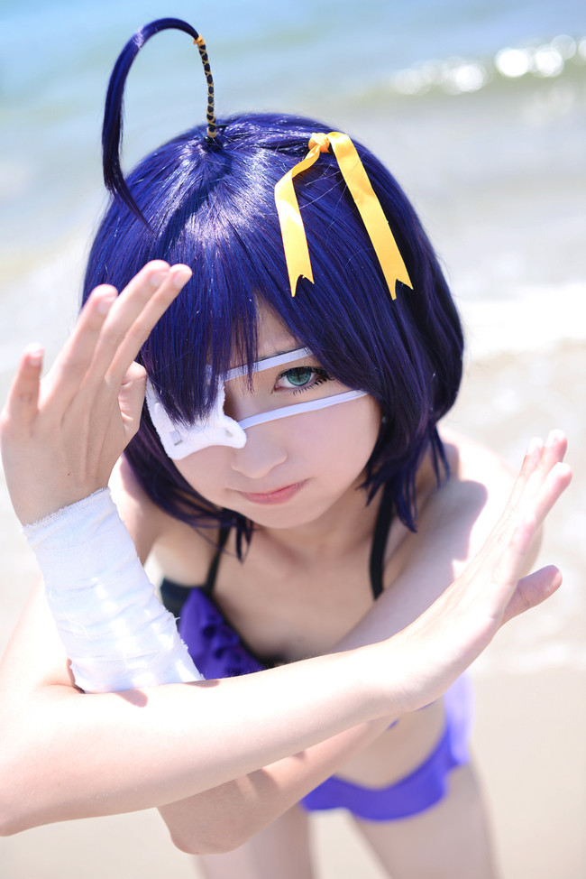 [cosplay]中二病也要谈恋爱—泳装—小鸟游六花[二次元cos]
