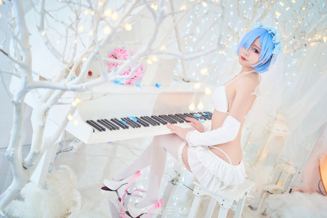 【COS正片】Re:从零开始的异世界生活 雷姆花嫁cos CN墨玉-M