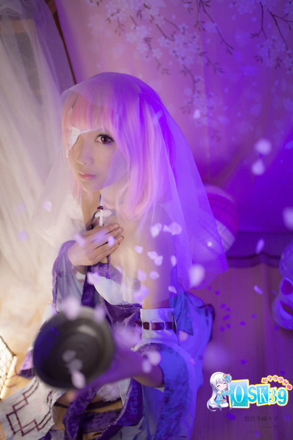 [cosplay]【东方project】西行寺幽幽子二设[二次元cos]