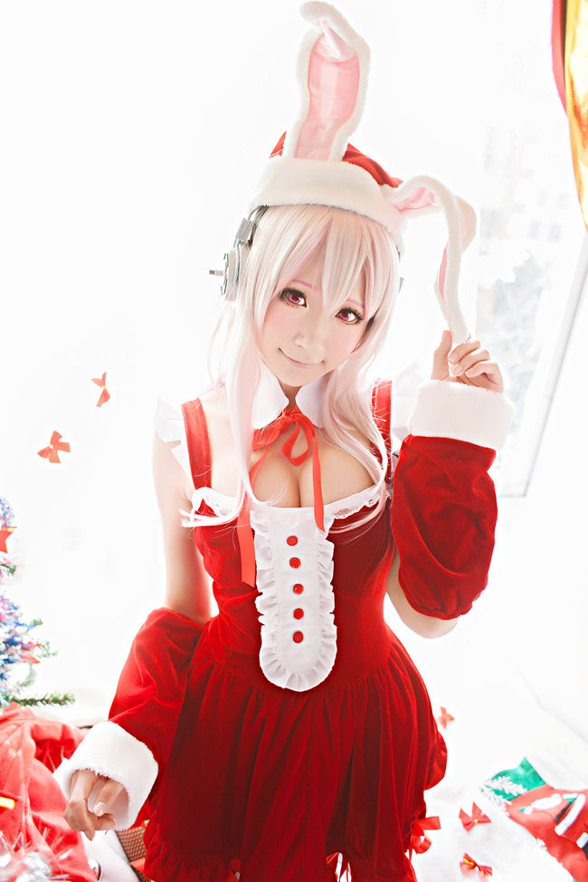 [cosplay]超级索尼子 super sonico 圣诞兔子[二次元cos]