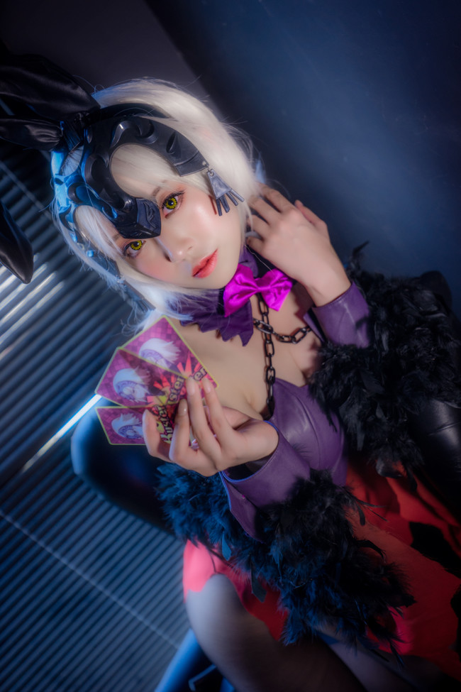 [cosplay]黑贞德兔女郎#fgo同人#[二次元cos]