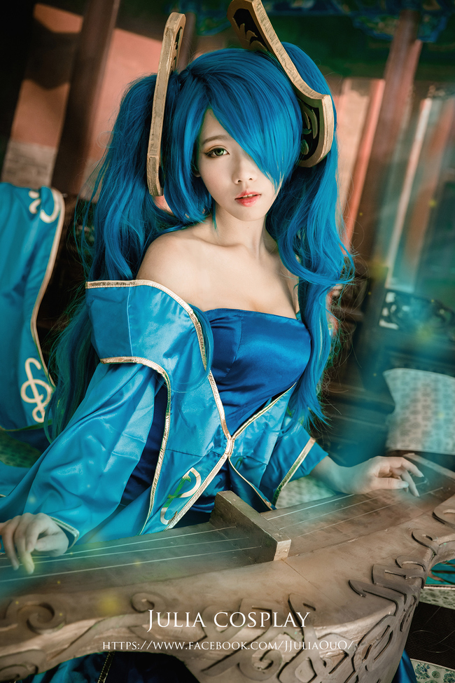 [cosplay]琴女娑娜 SONA/經典皮膚[二次元cos]