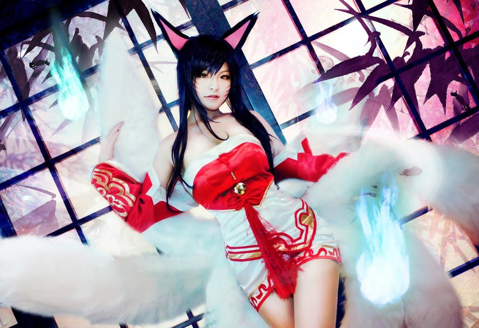 [cosplay]最诱惑LOL九尾狐阿狸COS[二次元cos]
