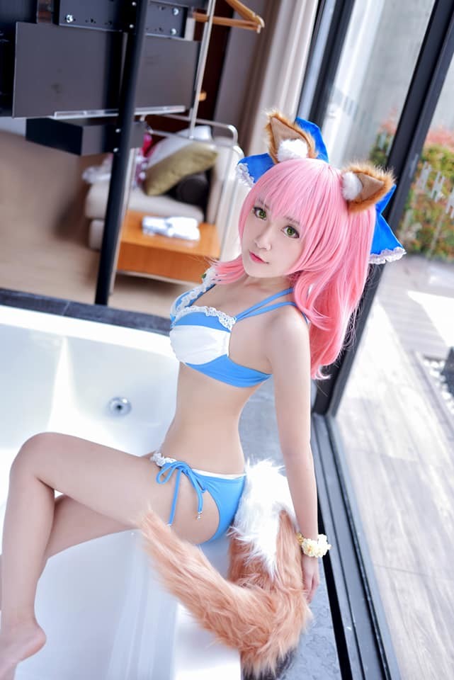 [cosplay]玉藻前，泳衣ver.[二次元cos]