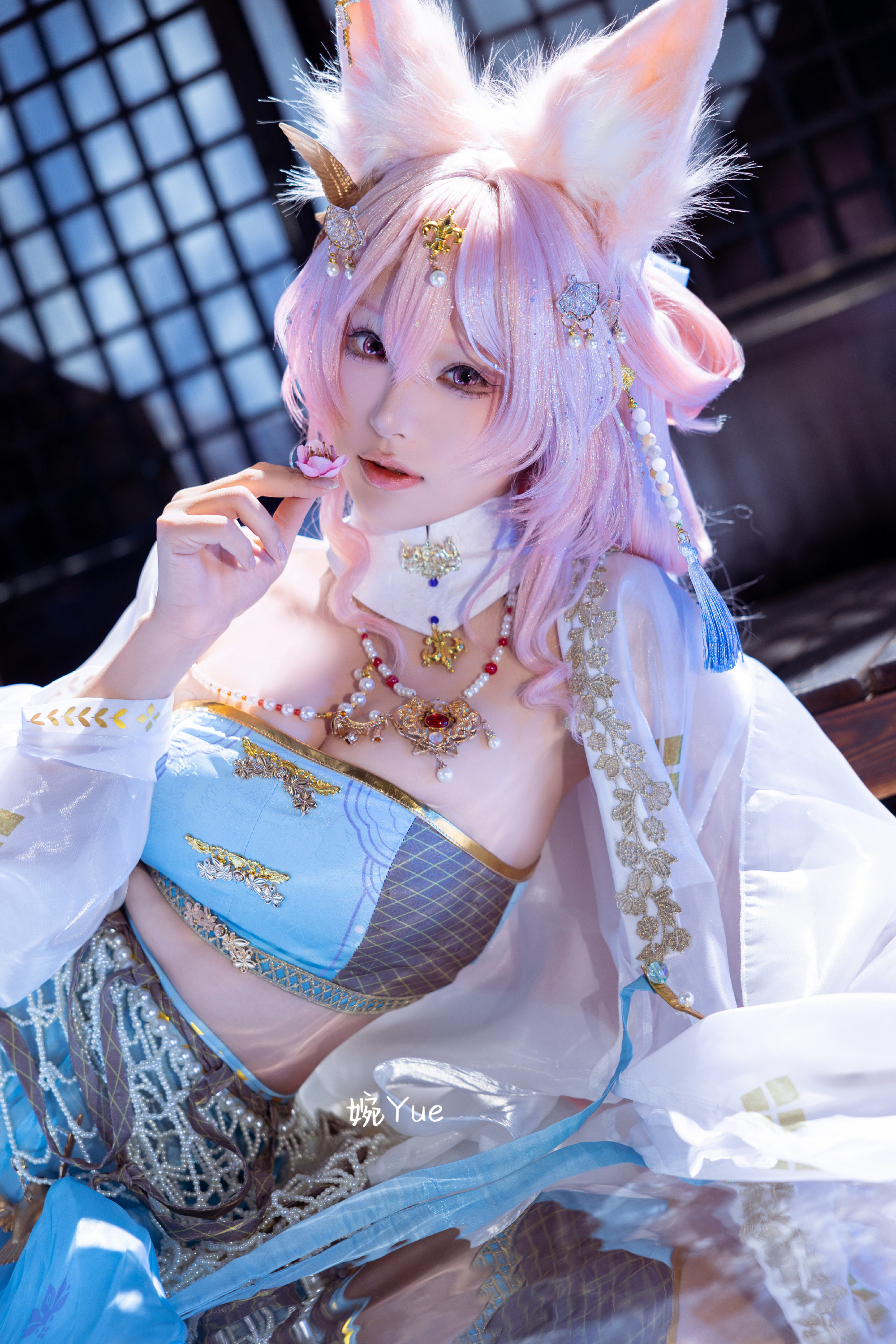 cosplay 明日方舟 行梦侧畔 鸿雪cos@-婉Yue-目标减到99斤