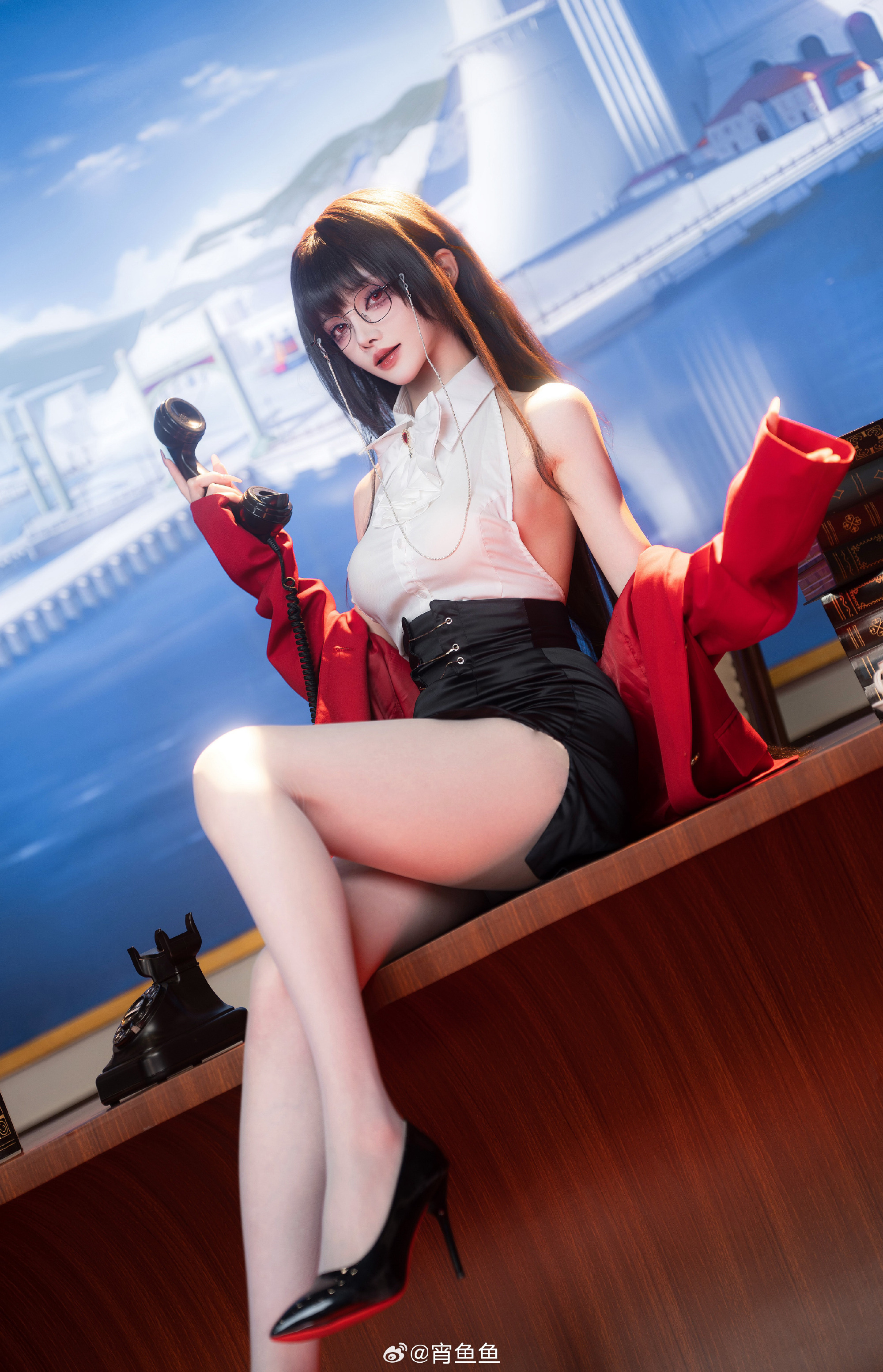 COSPLAY 碧蓝航线 秘书舰 亚尔薇特@宵鱼鱼