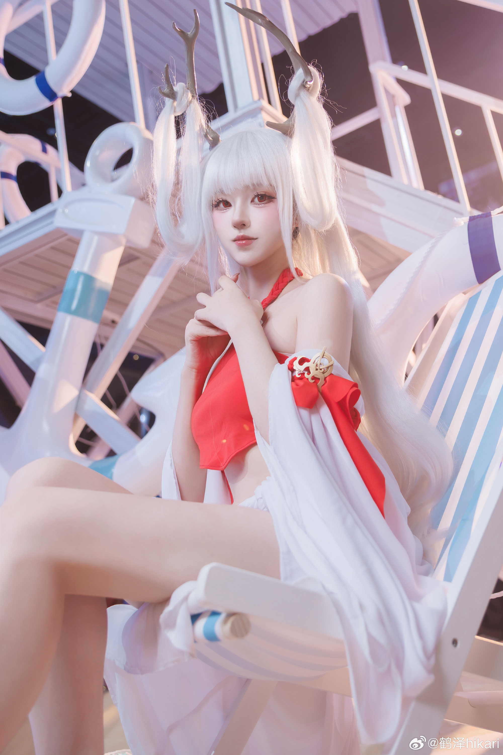cosplay 以仙流净身，以净水去厄 碧蓝航线 四万十@鹤泽hikari