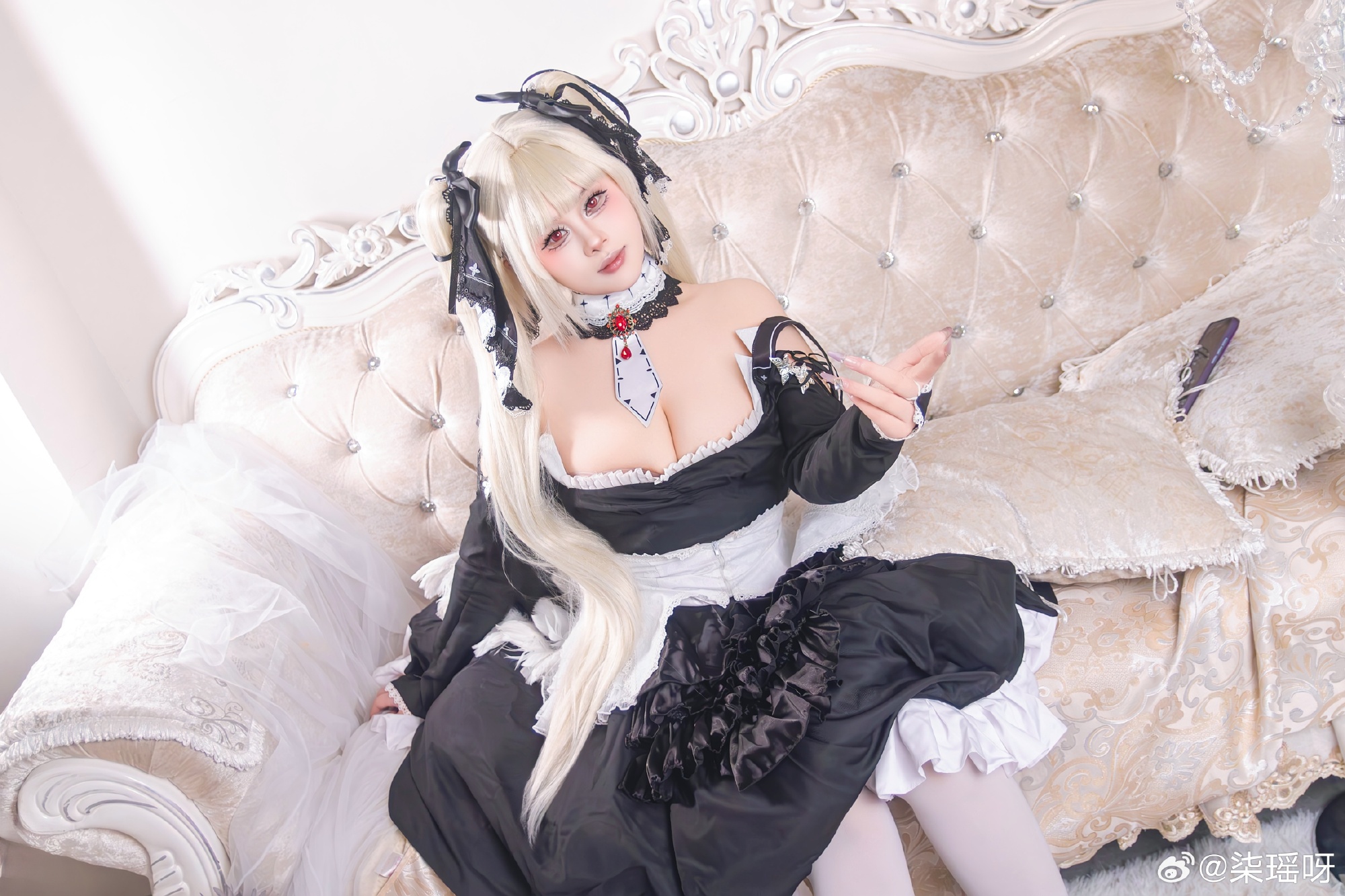 cosplay 碧蓝航线 可畏 女仆装@柒瑶呀