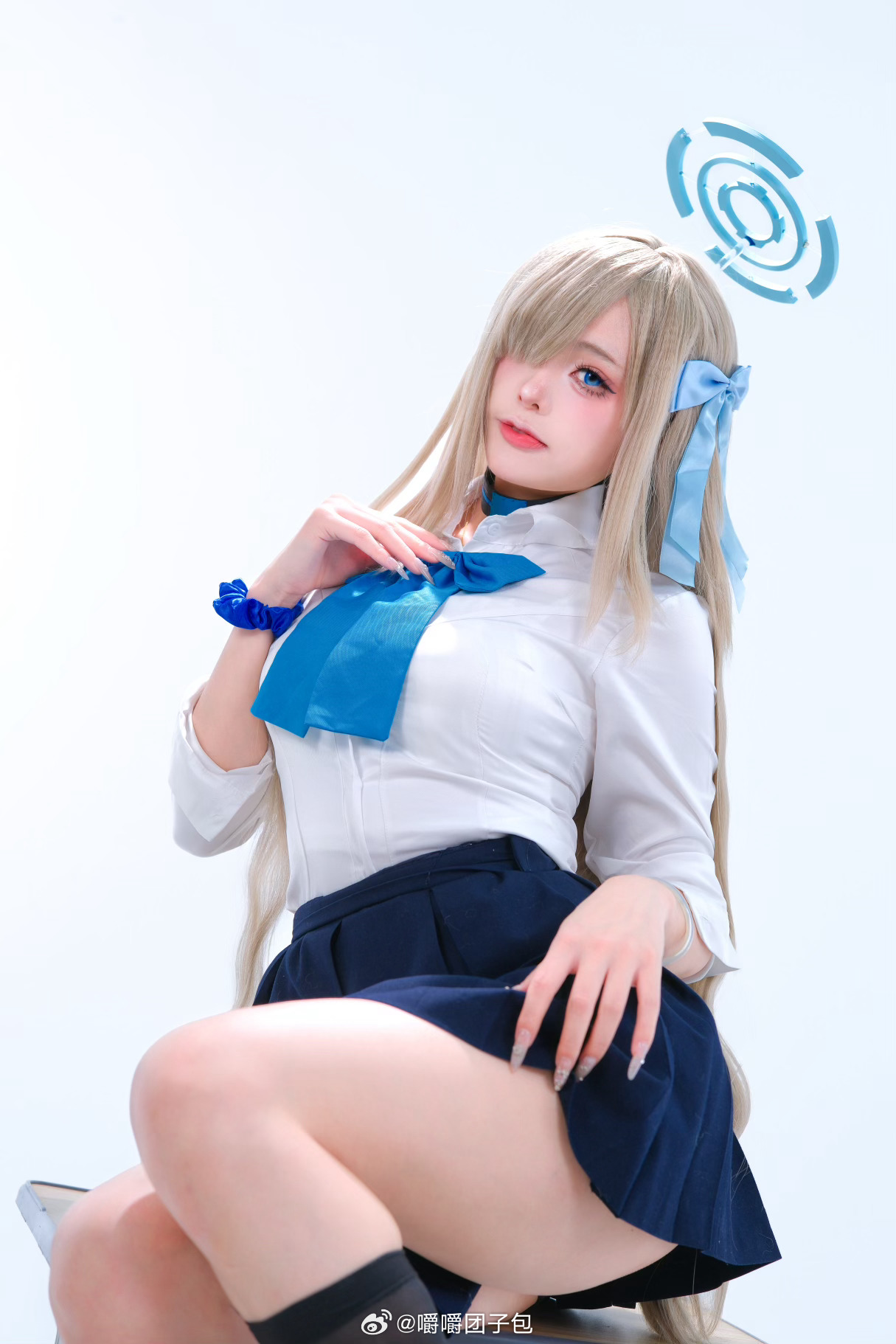 cosplay 蔚蓝档案 一之濑明日奈@嚼嚼团子包